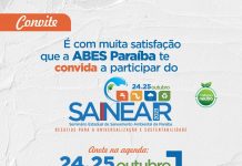 Abes PB promove I Seminário Estadual de Saneamento Ambiental I Sanear Paraíba